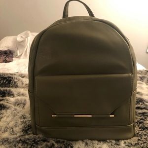 Dark green mini backpack